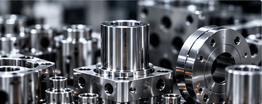 Machined steel flanges and fittings